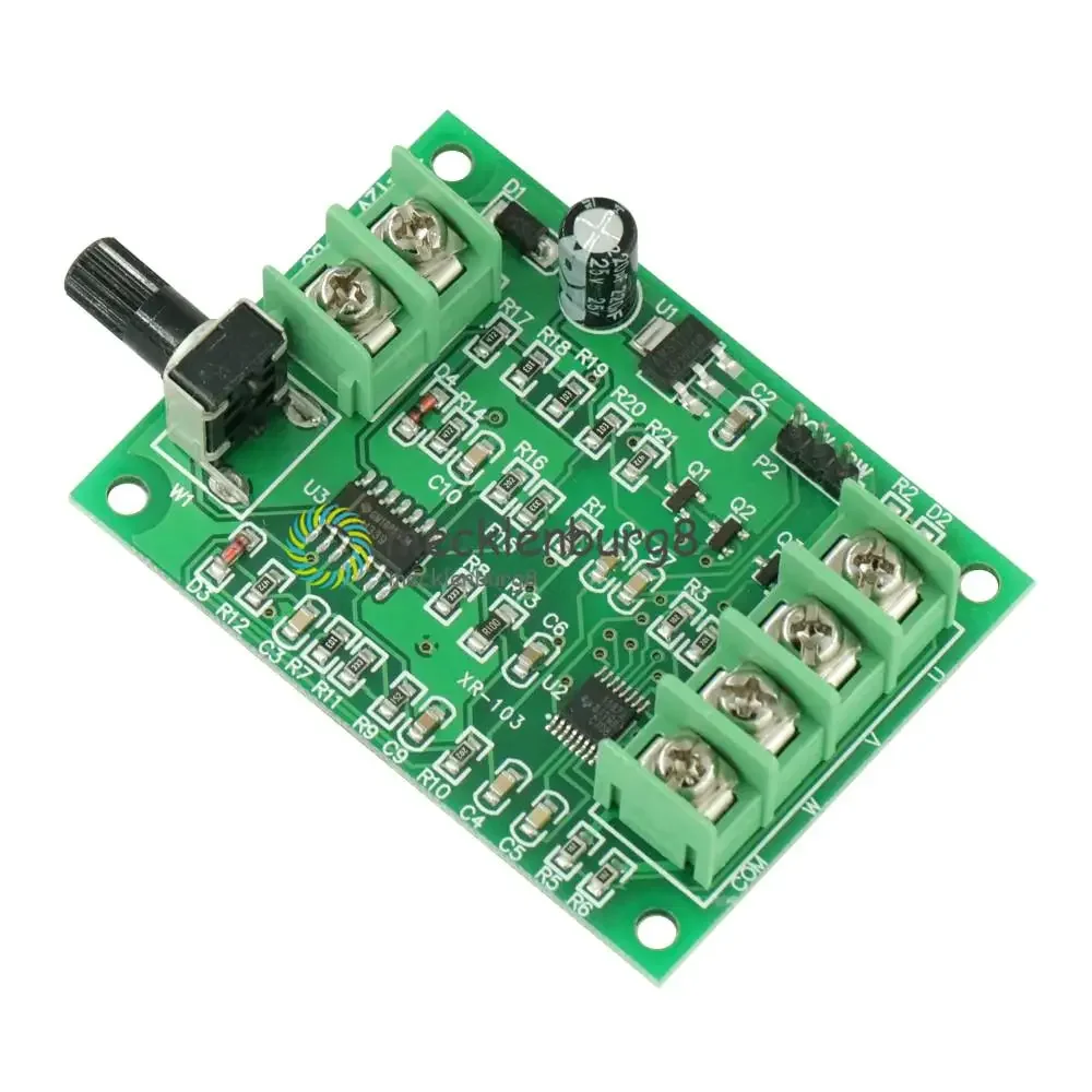 5V 12V Brushless DC Motor Driver Controller Board with Reverse Voltage Over Current Protection for Hard Drive Motor 3/4 Wire