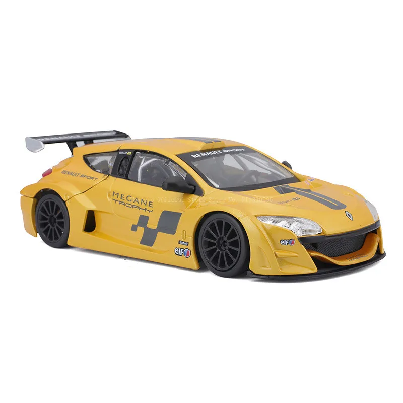 Bburago 1:24 Scale Renault Megane Trophy alloy racing car Alloy Luxury Vehicle Diecast Cars Model Toy Collection Gift