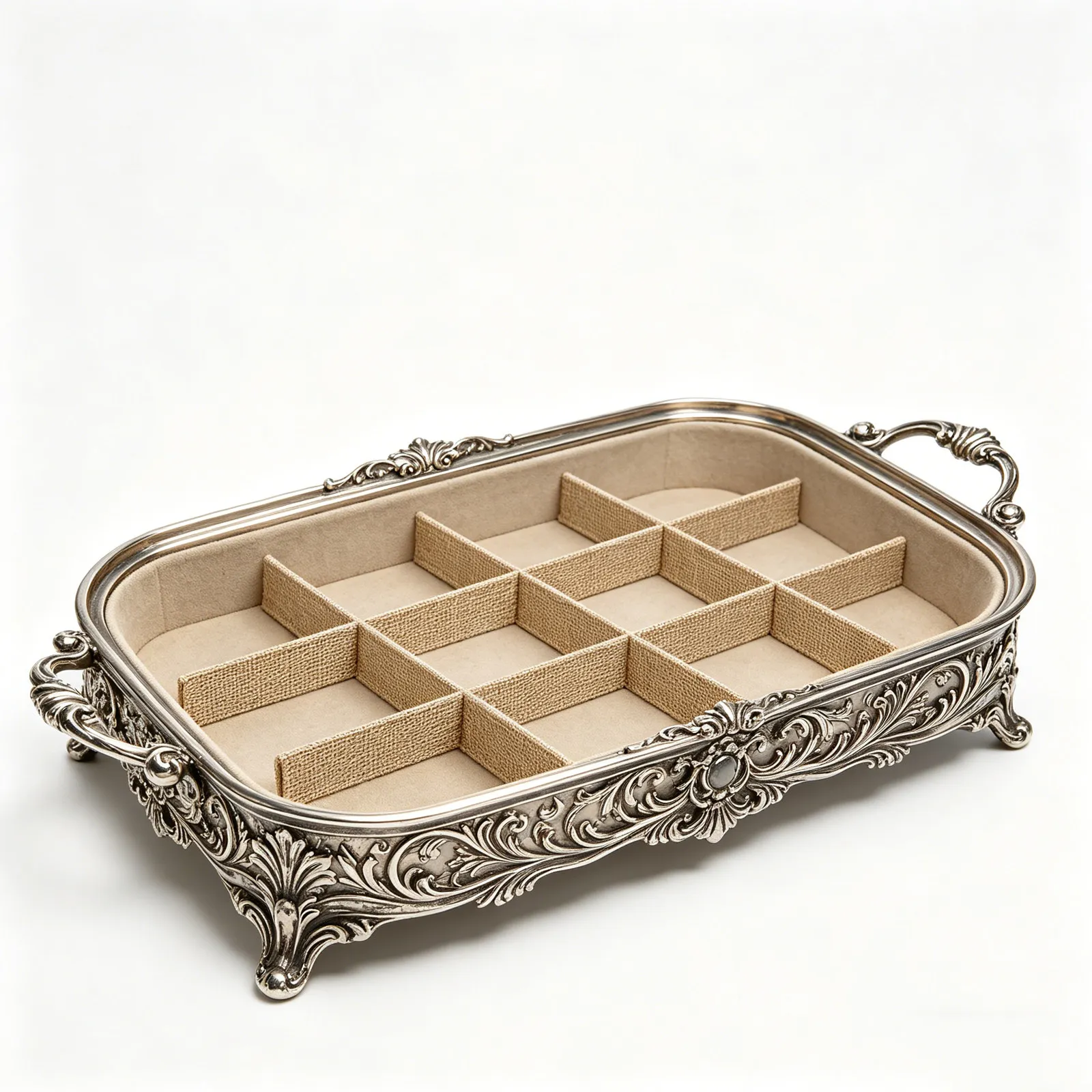 

Jewelry Tray Insert Adjustable Divider Scratchproof 12 Grids Jewelry Separators for Necklace Ring Earring Box 35x24cm 14x9.5