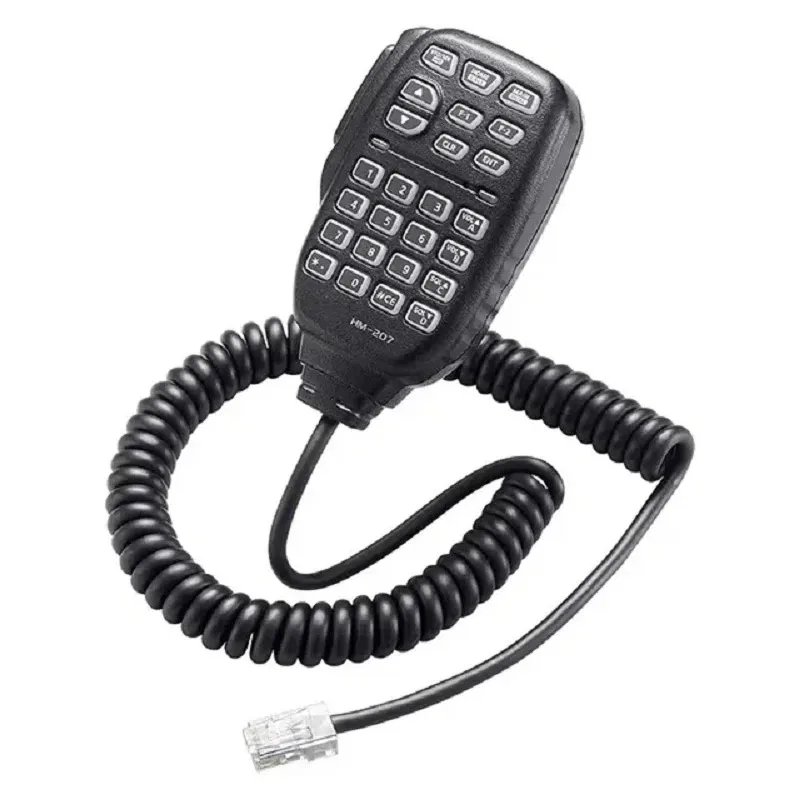 HM-207 Mobile Hand Microphone VHF/UHF Dual Band Digital Microphone with DTMF Keypad for ICOM IC-2730A IC-2730E ID-5100A ID-5100E