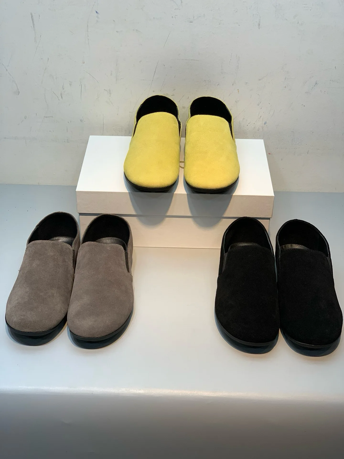 Jenny&Dave French Fashion Blogger Retro Horsehair Cowhide Winter Flat Shoes Minimalist Women's Shoes Slip-On Loafers Women
