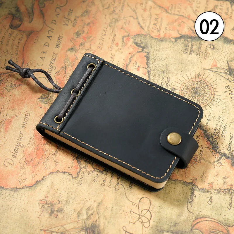 Mini caderno de couro genuíno, diário vintage, bloco de notas portátil, bloco de notas, material de papel, material de escritório