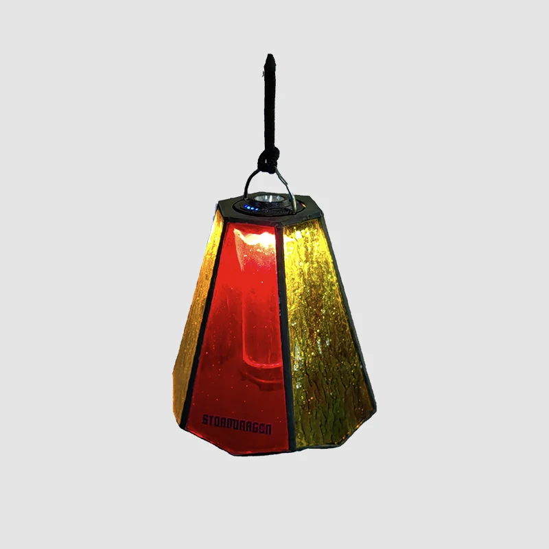 Paralume da campeggio con guscio in vetro, retrò, utilizzato per la luce, alloggiamento della lampada Goalzero