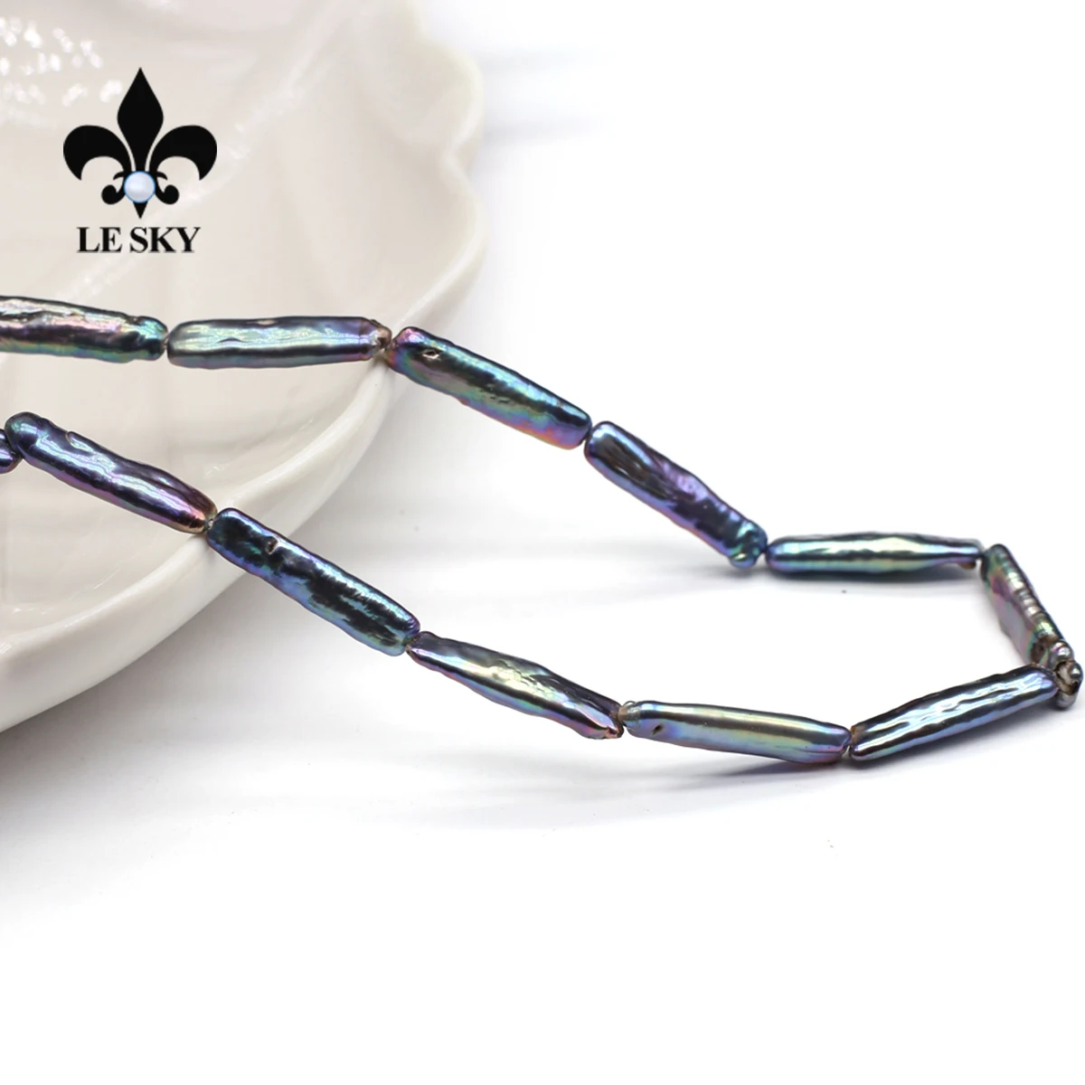 

1 Strand Natural Freshwater Pearl Beads Long Strip Baroque Pearl Loose Beaded for Making DIY Jewerly Necklace Bracelet 25x5mm