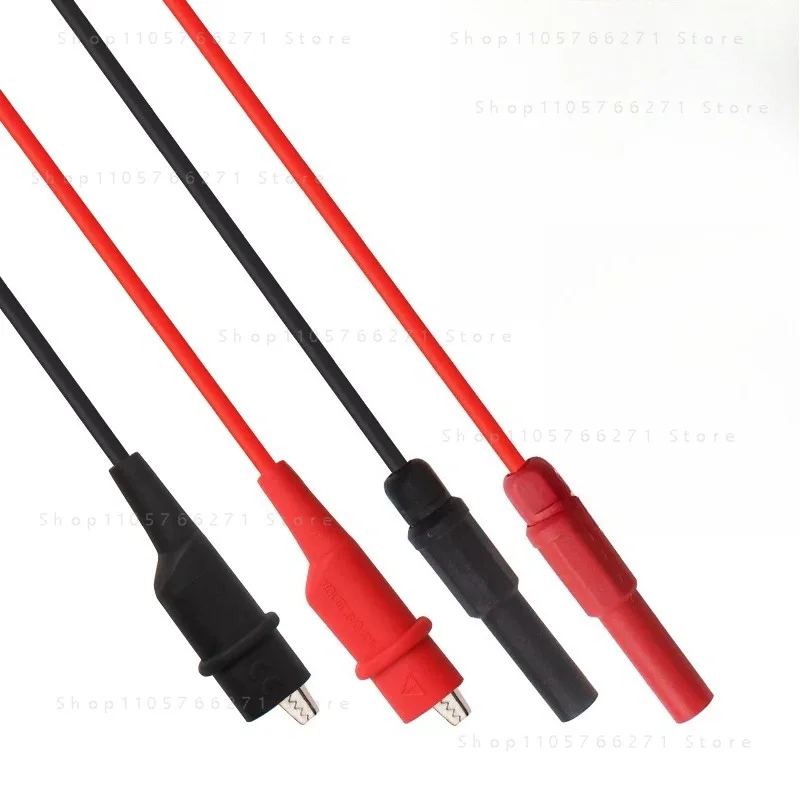 For 4mm sheathed pure copper wire plug high voltage power line high temperature and high pressure crocodile clip