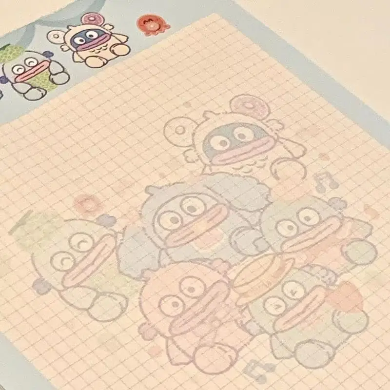 Kawaii Sanrio Hangyodon Cute Record Memo Creative Peripheral Good Looking Cartoon Classroom Notepad Gift To Student Festivals