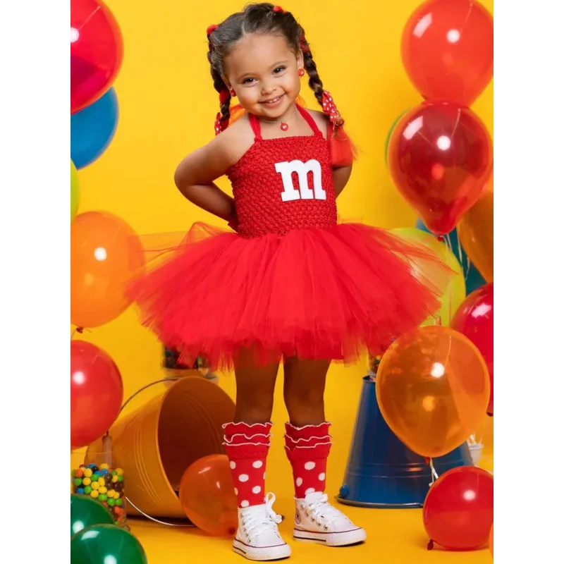 Dress Girls Fancy Halloween M Cosplay Princess Tutu Dresses M Chocolate Candy Cosplay carnival Disguise Costume Fantasy Vestidos