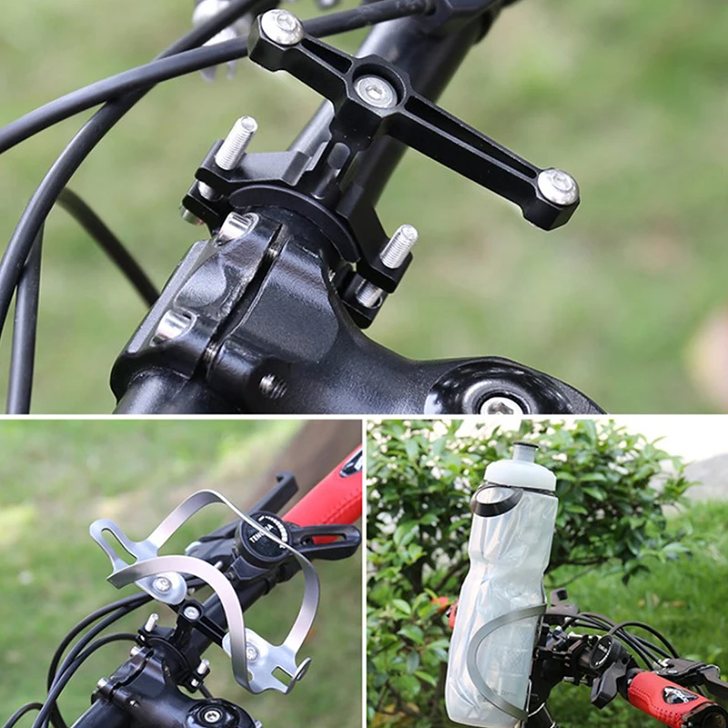 1Set Bicycle Water Bottle Cage Holder Adapter Motorcycle  Kettle Rack Mount