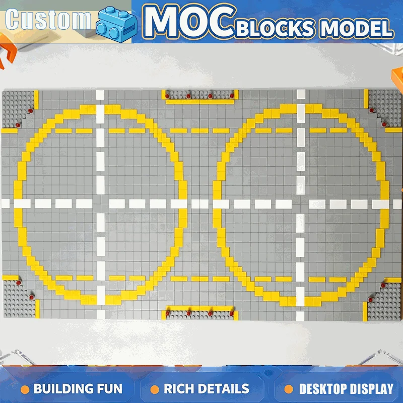 1384PCS Double Lunar Landing Field Space Base Building Blocks For Super Galaxy Explorer Model DIY Creative Educational Toy Gift
