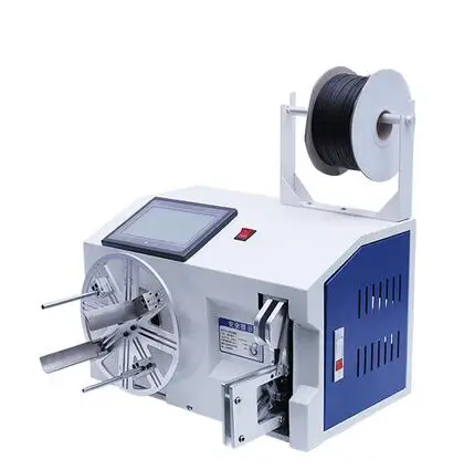 

Automatic wire winding machine 220V Touch screen power cord tie binding machine reeling machine twisting tube tying machine