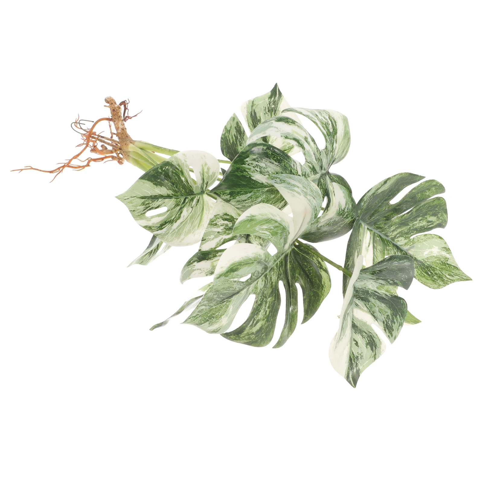 

Vivid Artificial Monstera Plant Decor Delicate Fake Greenery for Living Room Study Desktop Supplies Artificial Monstera Plant