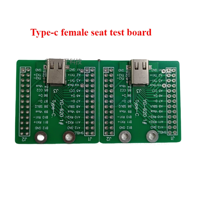 USB3.1 Test female base  type-c Data cable test board tape board USB C-port female base with PCB test rack