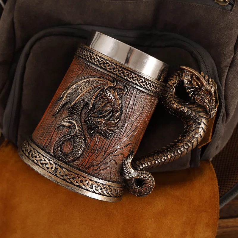 New product: Monster Dragon Mark Coffee Cup, Large Draft Beer Cup for European and American Taverns