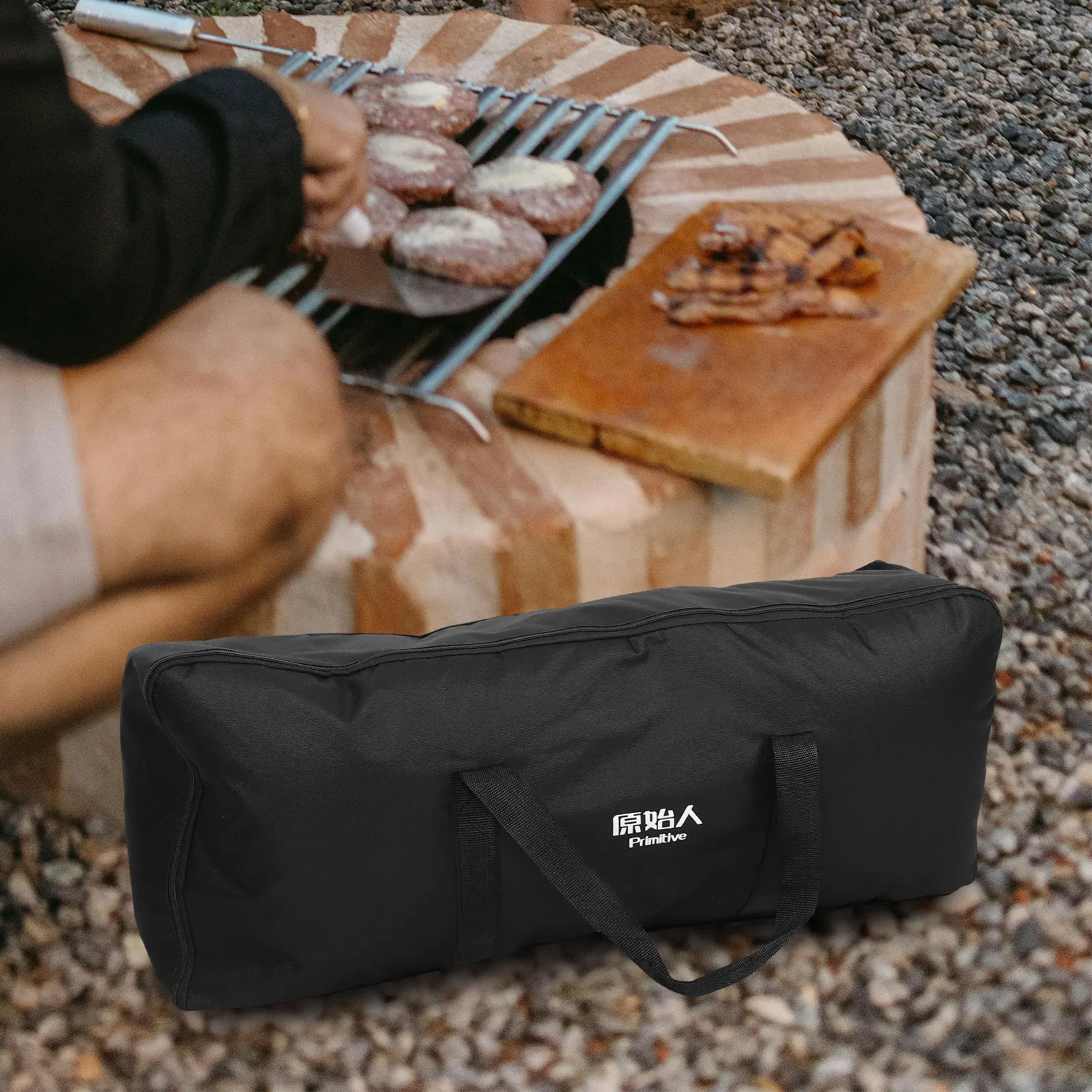 Outdoor Bbq Outdoor Cover BBQ Kit Portable Oven Pouch Tableware Barbecue