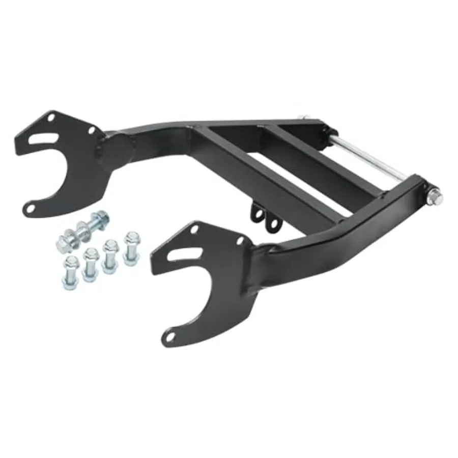 

Rear Suspension Swing Arm Kart Frame Kit with Rear Axle Fork Suspension Differential Mount Bracket Frame and Rocker Arm Suspens