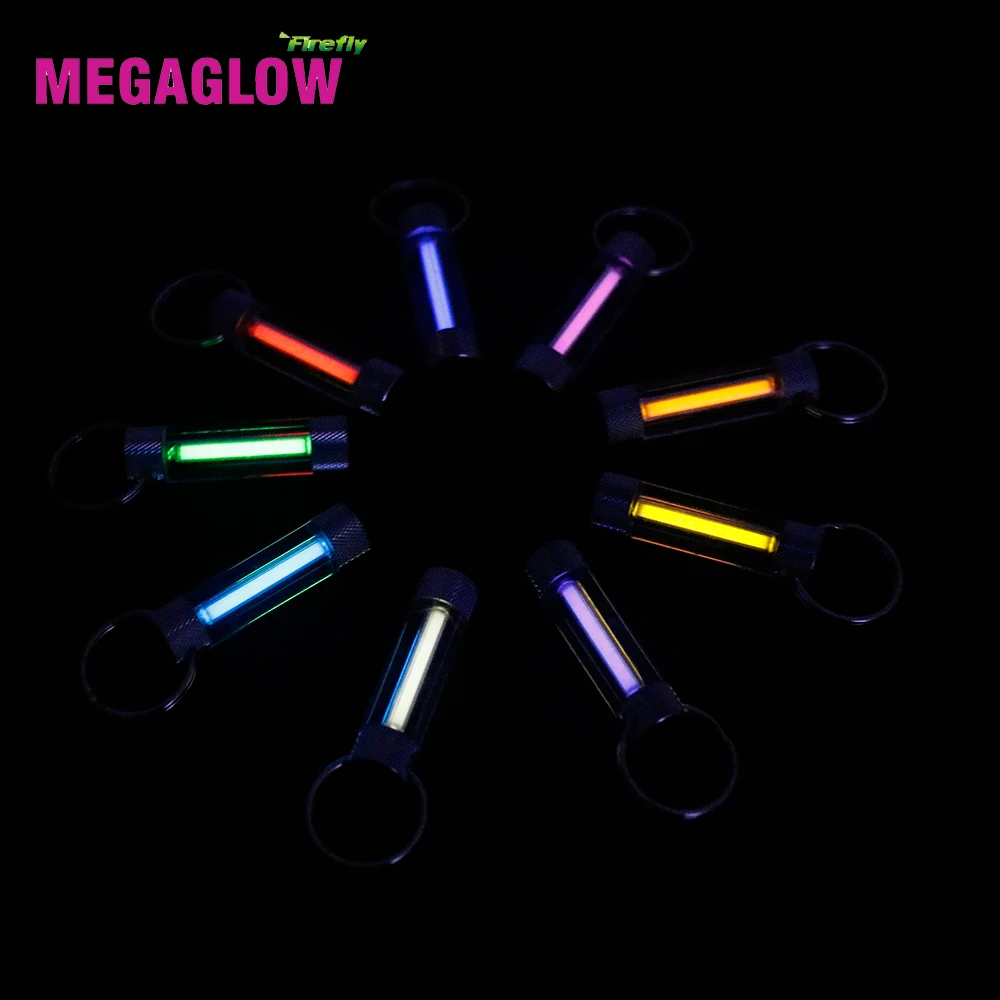 Luminous Lights Lamp keychain Tool Automatic Light Life Saving Emergency Lights For Outdoor Safety and Survival Mega Glow Marker