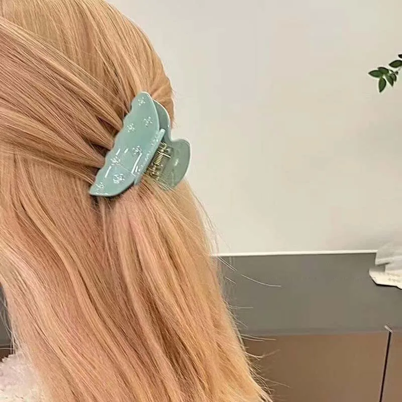 Grampos de cabelo de acetato de zircônia brilhante para mulheres francês pequeno caranguejo grampo de cabelo temperamento acessórios de cabelo coreia grampo de cabelo meninas cocar