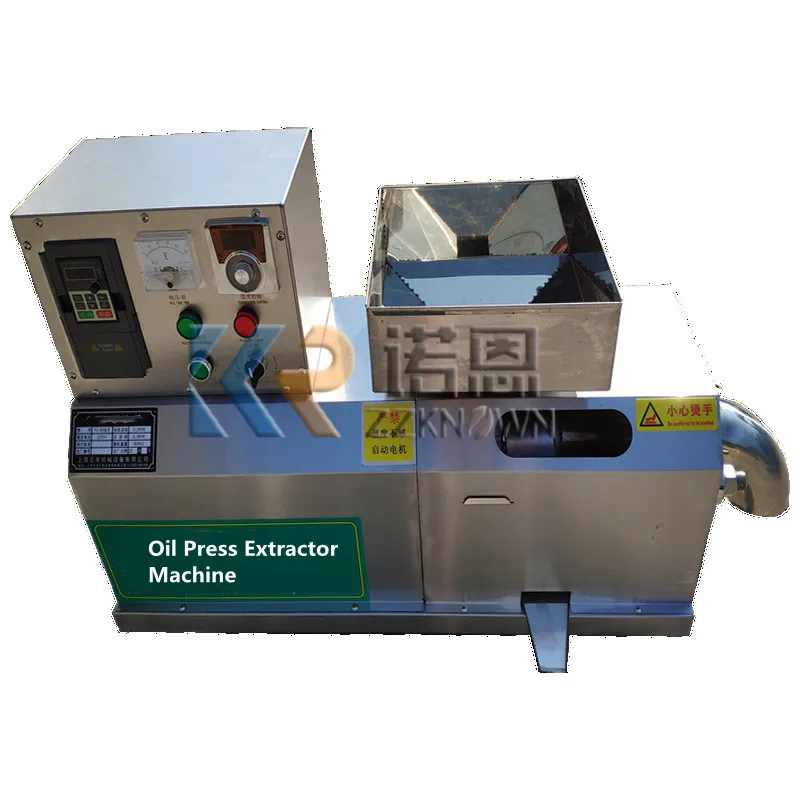 Automatic Commercial Screw Peanut Walnut Oil Press Extractor Machine Multifunctional Household Sesame Oil Pressing Equipment