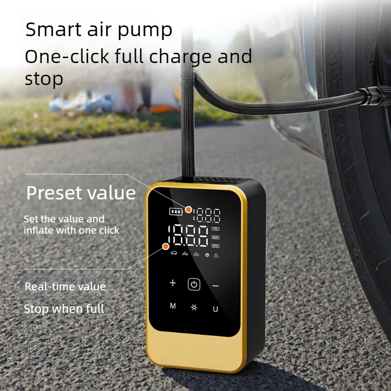 Multifunctional Wireless Car Air Pump High Pressure Electric Portable Inflation Pump Universal Household Cars Inflation Pumps