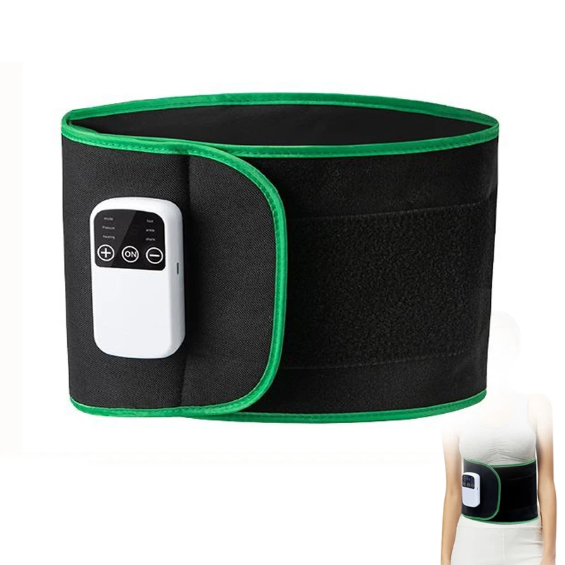 空気圧縮マッサージベルト-ホットコンプレス-エアバッグ-定温揉みほぐしで腰痛を緩和-家庭用