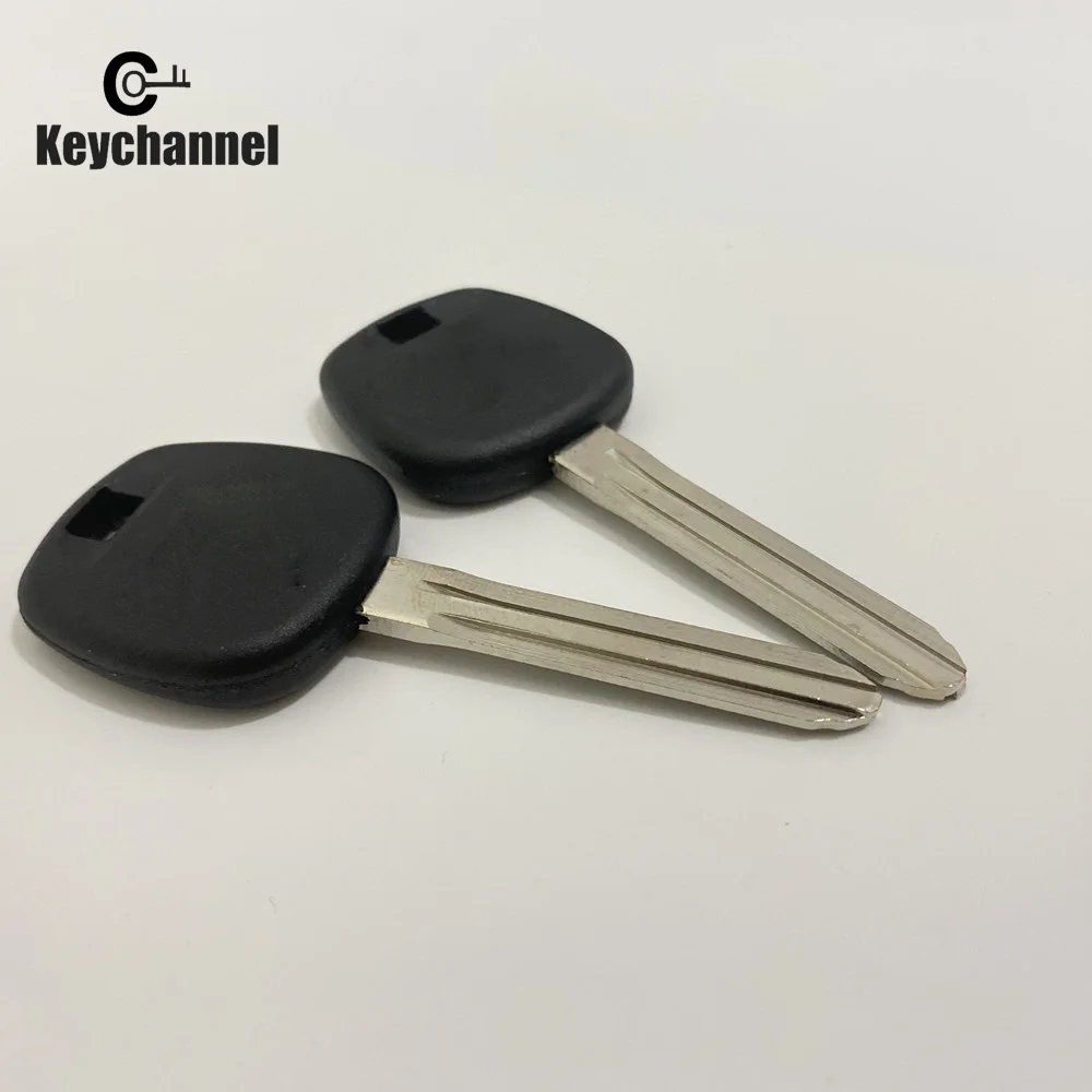 10pcs  Metal Key Blank TOY43 Solid Car Spare Key Blade for Toyota Camry Corolla Highlander RAV4 Yaris Key Blank No Chip Place