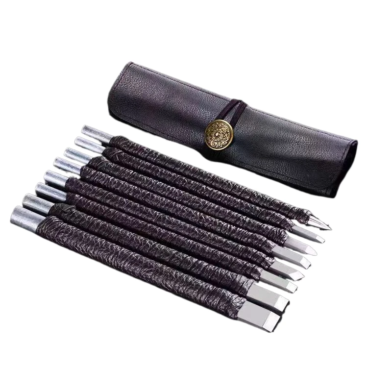 Manual Stamp Carving Knives Wood Stone Engraving Seal Professional Tungsten Steel Seal Carving Knife Set Carving Stamp Seal Set