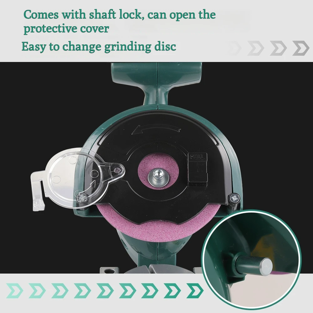 220V EU Plug Electric Chainsaw Chain Grinder All Copper Grinding Machine Tool for Home Garden Maintenance
