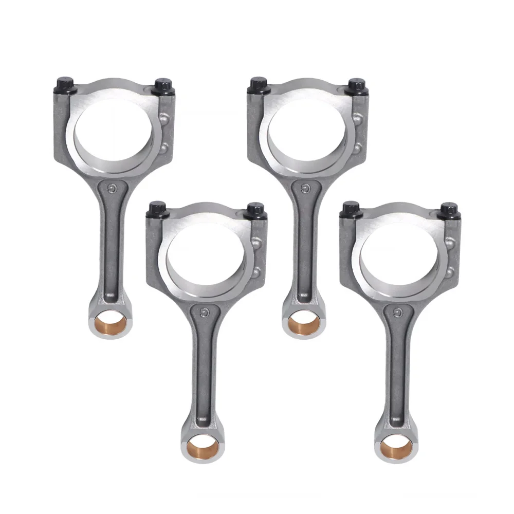 Engine Parts 4x Connecting Rod Fit 2.4L l4 For Hyundai Sonata Tucson Kia Optima Sorento Sportage Santa Fe Sport 2.4L G4KJ 11-20