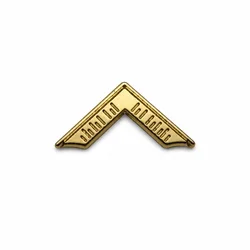 12mm Small Gold Sqaure Masonic Lapel Pin Gold Metal Masonic Brooch Badge Elegant Fashion Suit Jacket Accessories Gifts