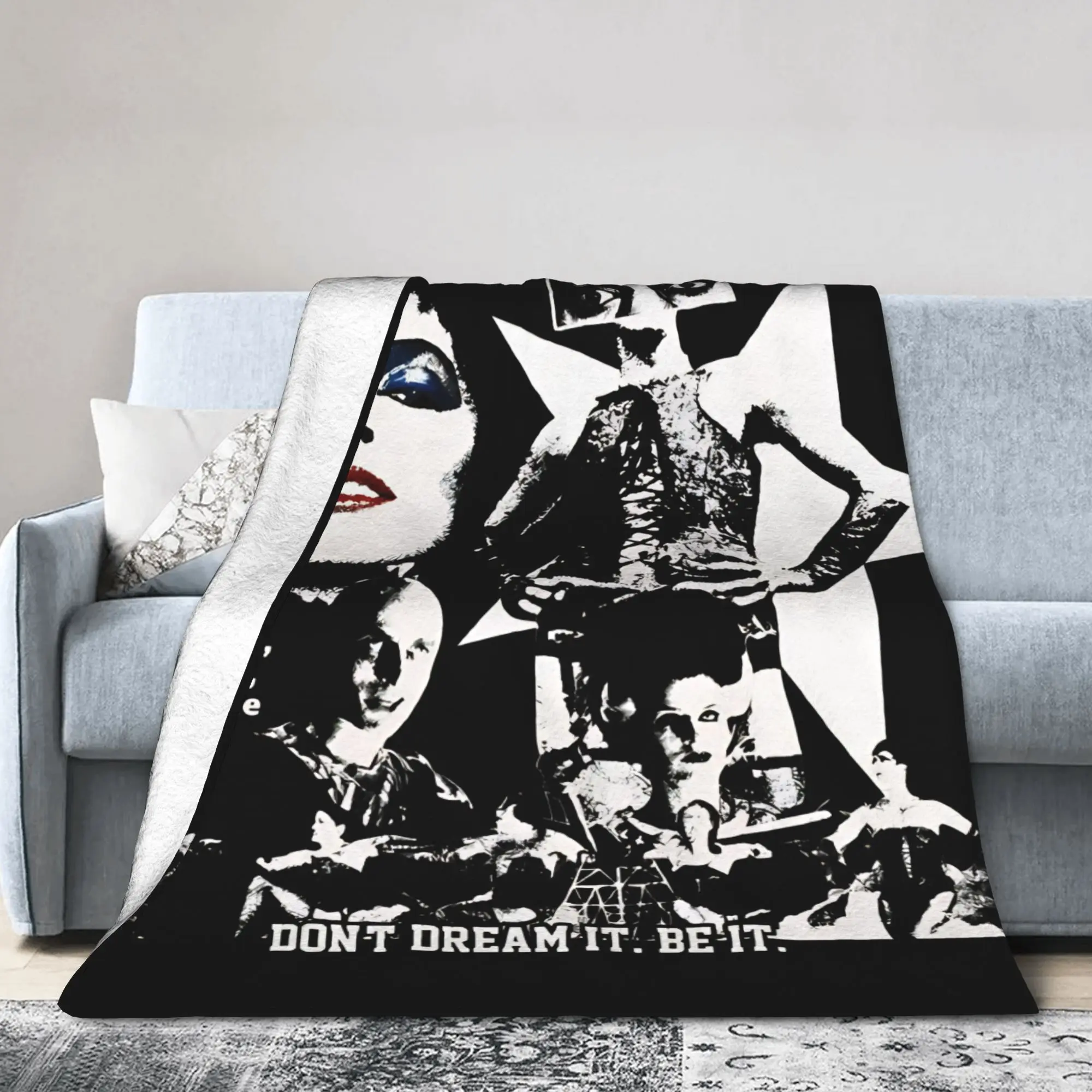 The Rocky Horror Picture Show Blankets Fleece Summer Air Conditioning Frank Tim Curry Soft Throw Blanket for Bed Couch Quilt
