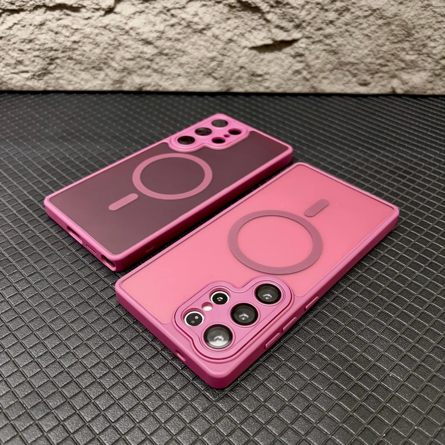 Magnetic Matte Translucent Armor Shockproof Case for Samsung Galaxy S26 S25 S23 S24 Plus Ultra FE Magsafe Wireless Charge Cover