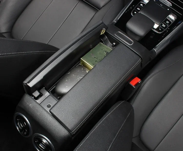 For Mercedes Benz GLB GLA CLA A B Class MB X247 H247 C118 W177 W247 AMG Car Center Console Armrest Storage Box Sundries Packing