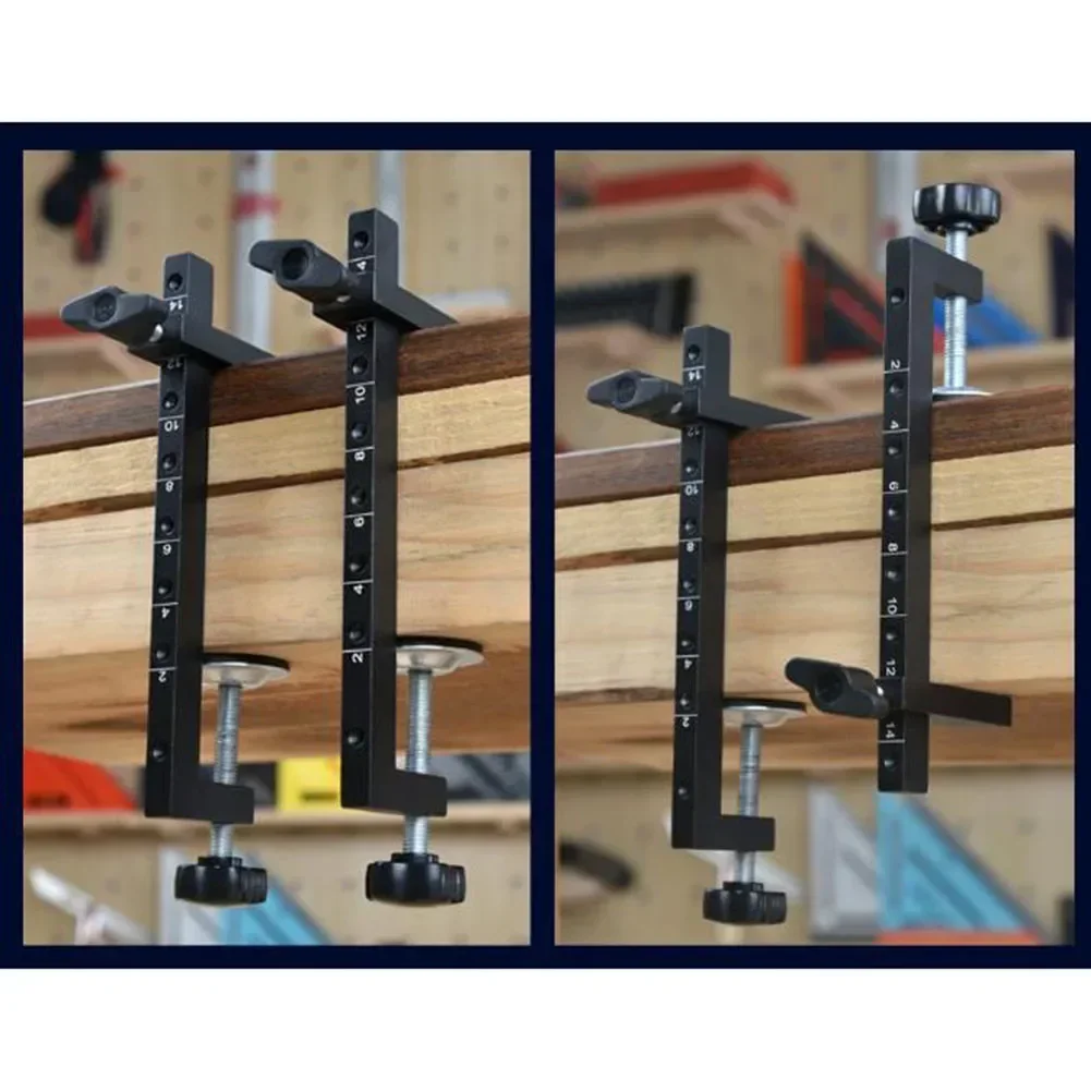 Abrazadera en C para perforación, abrazadera plana y suave de 143mm, para proyectos de bricolaje y carpintería