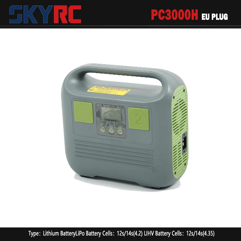 SKYRC PC3000H Charger High Power 12S/14S 60A 4CH Smart Battery Charger for Agricultural