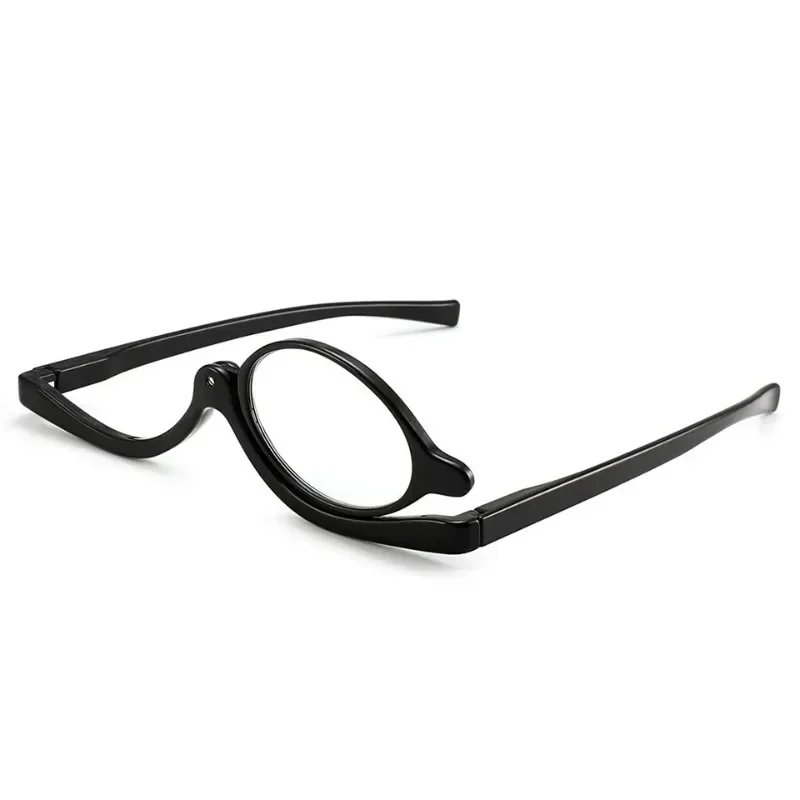 Fashion Women Makeup Reading Glasses Magnifying Flip Down Cosmetic Readers Eye Glasses for Women +1.0 to +4.0