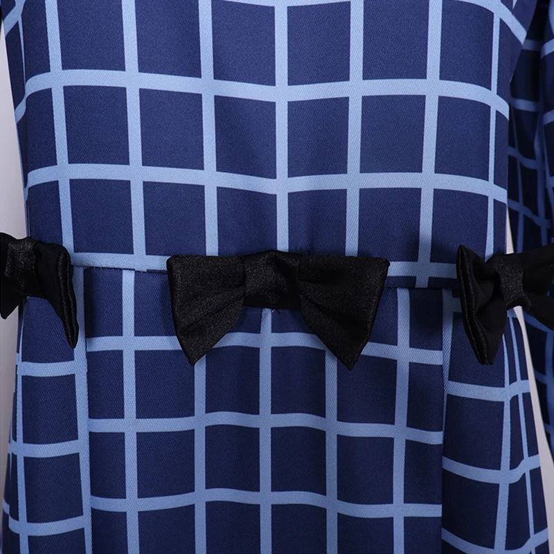 Аниме Orphan Esther Косплей Синее платье с длинными рукавами Костюм Парик для женщин и девочек Необычный костюм Хэллоуин Вечерние сценические костюмы Костюмы