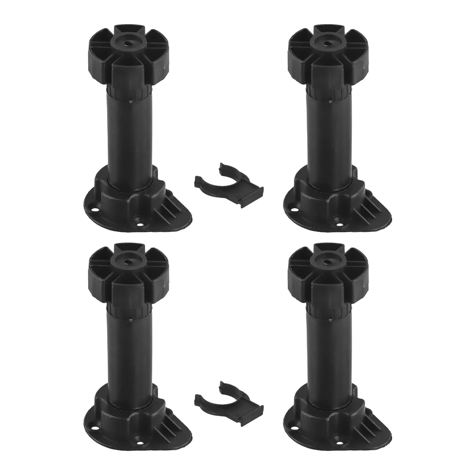 Pieds de Meuble Réglables, Options Recommandées, Noir