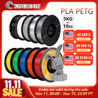 KingRoon 5KG 10KG PLA PETG Filament 1.75mm 3D Printer Plastic No Bubble Spool 3D Printing Materials for 3D Printers