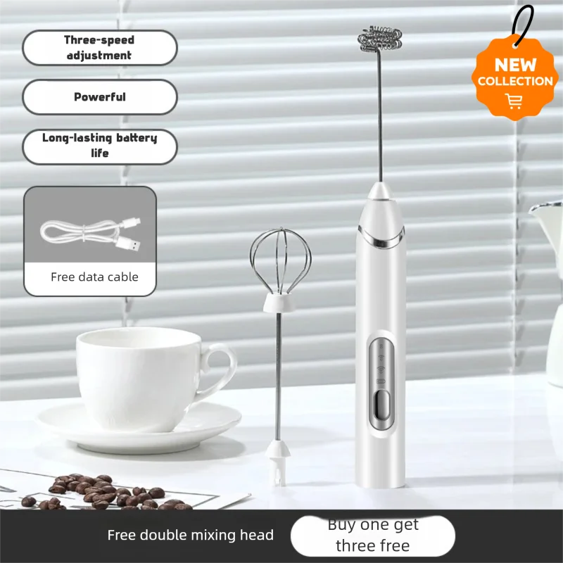 2025 جديد شعبي محمول شحن قوي frother الحليب frother القهوة النمام خلاط لاسلكي محمول