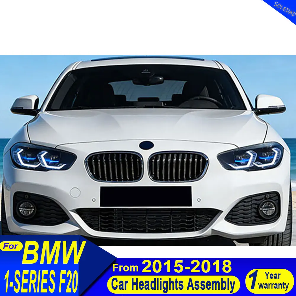 Car LED Headlight For BMW 1 Series F20 LED Headlights 2015-2018 Head Lamp Car DRL Signal Projector Lens Automotive Accessories