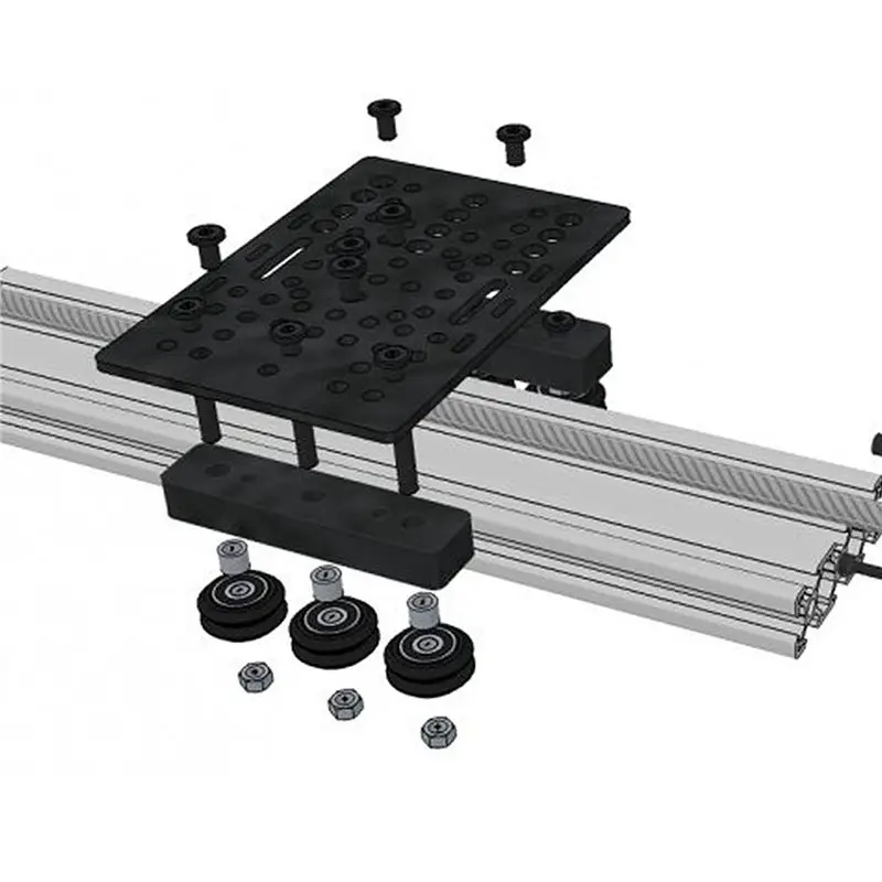 AB33-5X CNC Gantry Plate V Slot Universal Plate Aluminium V Slot Aluminium Linear Extrusion For Openbuilds