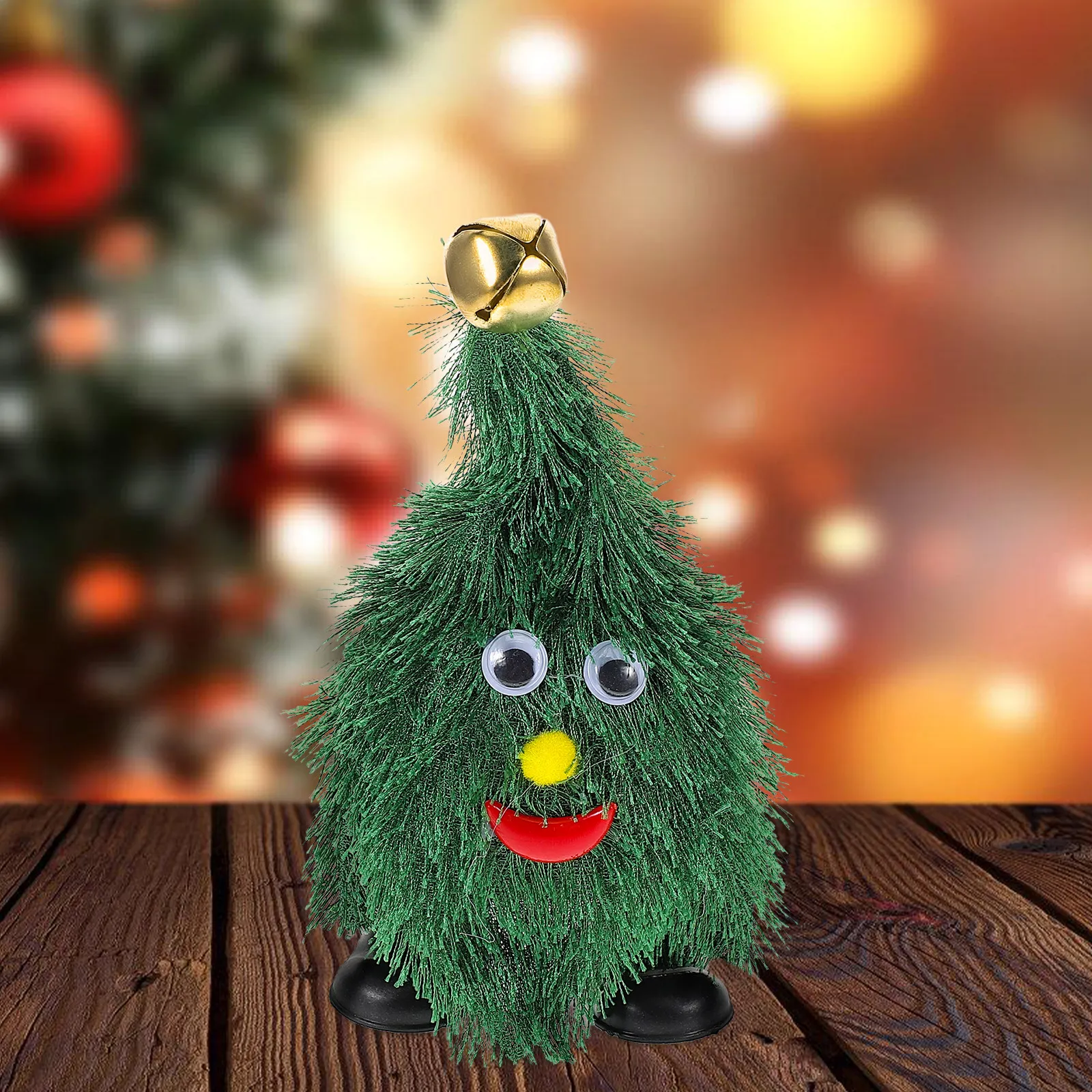 

Electric Christmas Animated Swinging Legs Joyful Festive Decoration Holiday Party Ornament for Kids Adults Xmas Fun