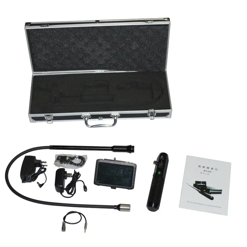 V7D underbody inspection mirror, camera metal hose, can be used for shallow underwater item search