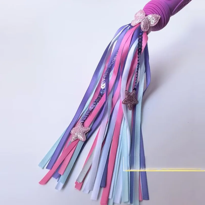 Kids Bike Handlebar Streamers Kids Scooter Handlebar Ribbons Streamers Handle Flowing Colorful Tassel Accessory For Kids Bicycle