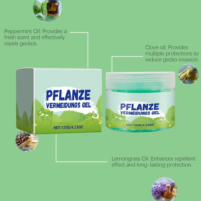 Natural Gecko Repels Gel Home Extermination Gel Natural Safe Gecko Extermination Gel Powerful Repel Gel For Geckos Ready To Use