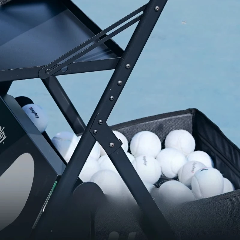Tennis pick-up cart Coach car Portable foldable cart Tennis training pick-up artifact