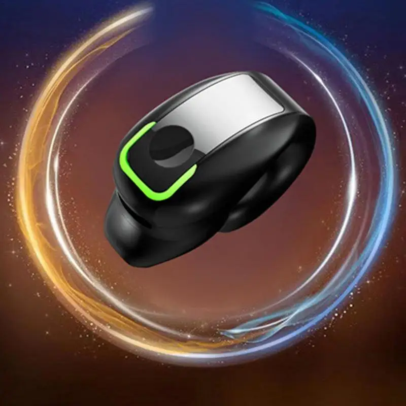 スポーツ用マイク内蔵HDステレオヘッドセット,イヤークリップ付きワイヤレスヘッドフォン,6時間再生,防水