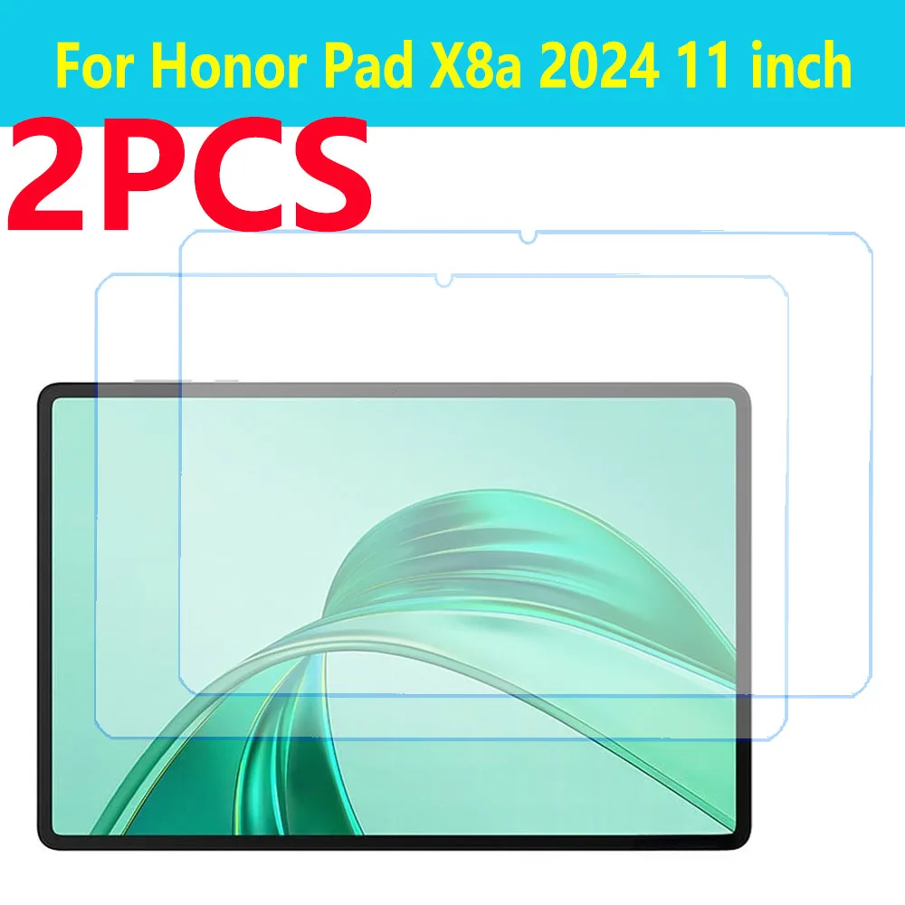 2PCS HD Tempered Glass For Honor Pad X8a 2024 11 Inch Screen Protector For Honor Pad X8a Protective Film NDL-W09