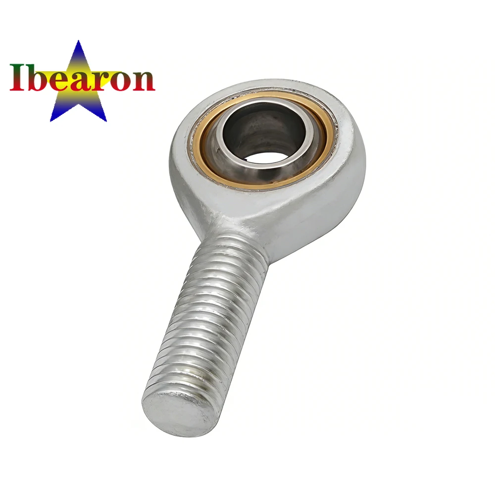 1PCS SA35T/K SAL35T/K Self-lubricating Rod End Bearings Male Threads Steel On PTFE-metallic Fabric Maintenance Free