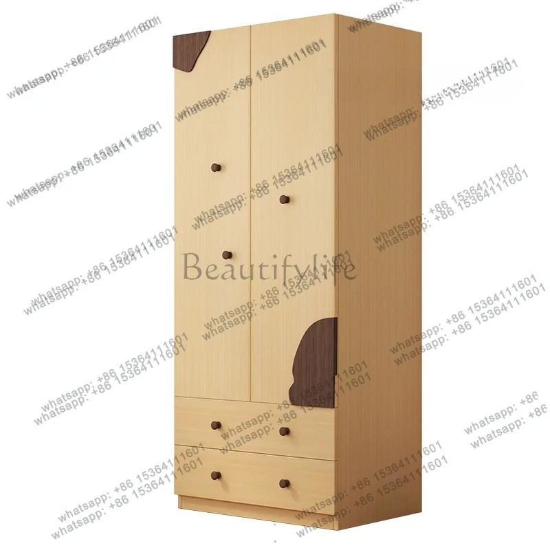 

Nordic modern wardrobe children's wardrobe small apartment children's room storage wardrobe